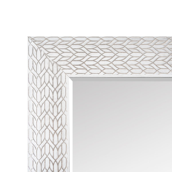 Red Barrel Studio® Samantha Modern Distressed Floor Mirror,Full Length